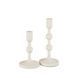Підсвічник білий L 30229 фото 2