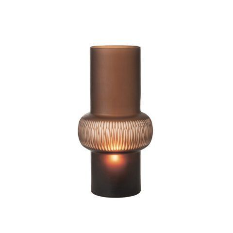 Ваза STRIPE BALL GLASS BROWN S 32049 фото
