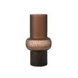 Ваза STRIPE BALL GLASS BROWN L 32050 фото