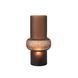Ваза STRIPE BALL GLASS BROWN L 32050 фото 4