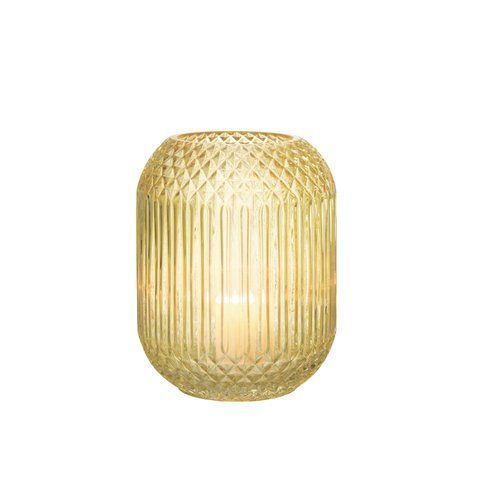 Ваза RIGHT CUT GLASS YELLOW M 30249 фото