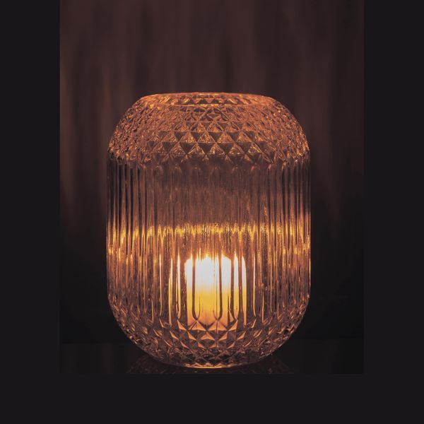 Ваза RIGHT CUT GLASS YELLOW M 30249 фото