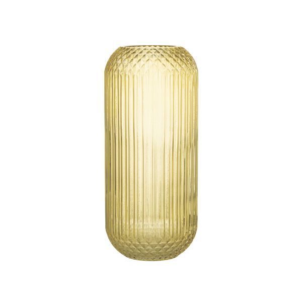 Ваза RIGHT CUT GLASS YELLOW L 30250 фото