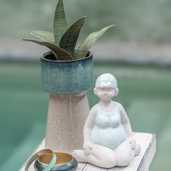 Ваза LINA CERAMIC GRN S 23043 фото