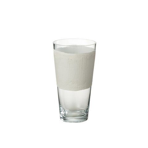 Ваза DELPH GLASS TRANS/WHI XS 30531 фото