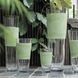 Ваза DELPH GLASS TRANS/GREEN M 30548 фото 2