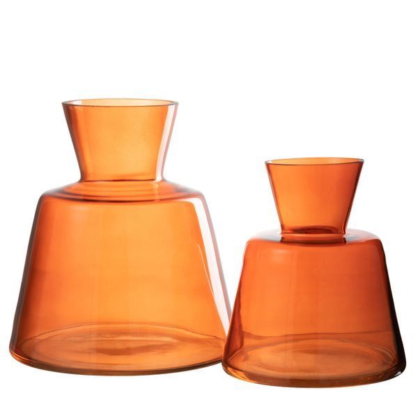 Ваза Конус Conic Glass Orange S 42648 фото