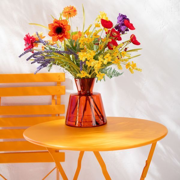 Ваза Конус Conic Glass Orange S 42648 фото