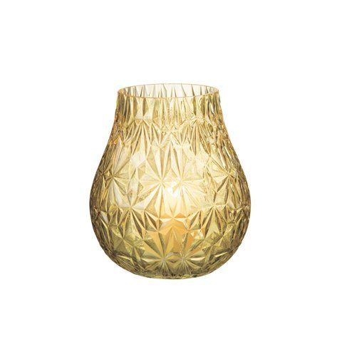 Ваза NOX CUT GLASS YELLOW S 30246 фото