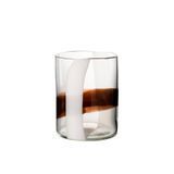 Ваза IGGY GLASS WHITE/BROWN S 32037 фото