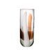 Ваза IGGY GLASS WHITE/BROWN L 32038 фото 1
