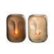 Ваза FACE GLASS BROWN L ASS3 30378 фото 1
